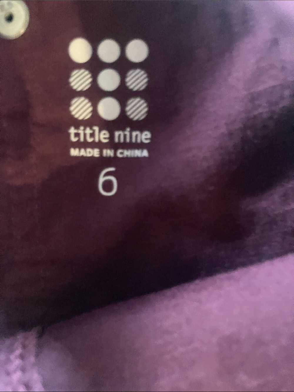 Title Nine 7" Big B Women's Plum/Burgundy Brash ripstop Hiking Shorts size 6 - Picture 8 of 12